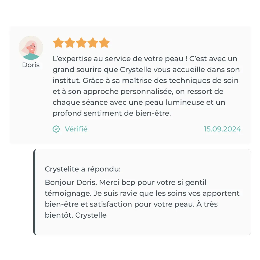 Crystelite : témoignage de Doris