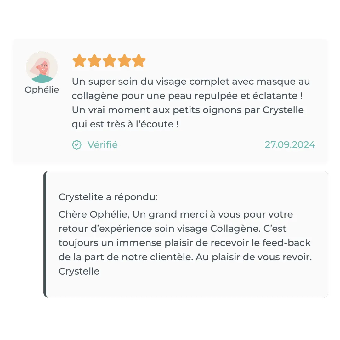 Crystelite : témoignage d'Ophélie